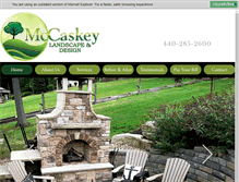 Tablet Screenshot of mccaskeylandscape.com